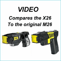 TASER X26 Video Comparison to the TASER M26